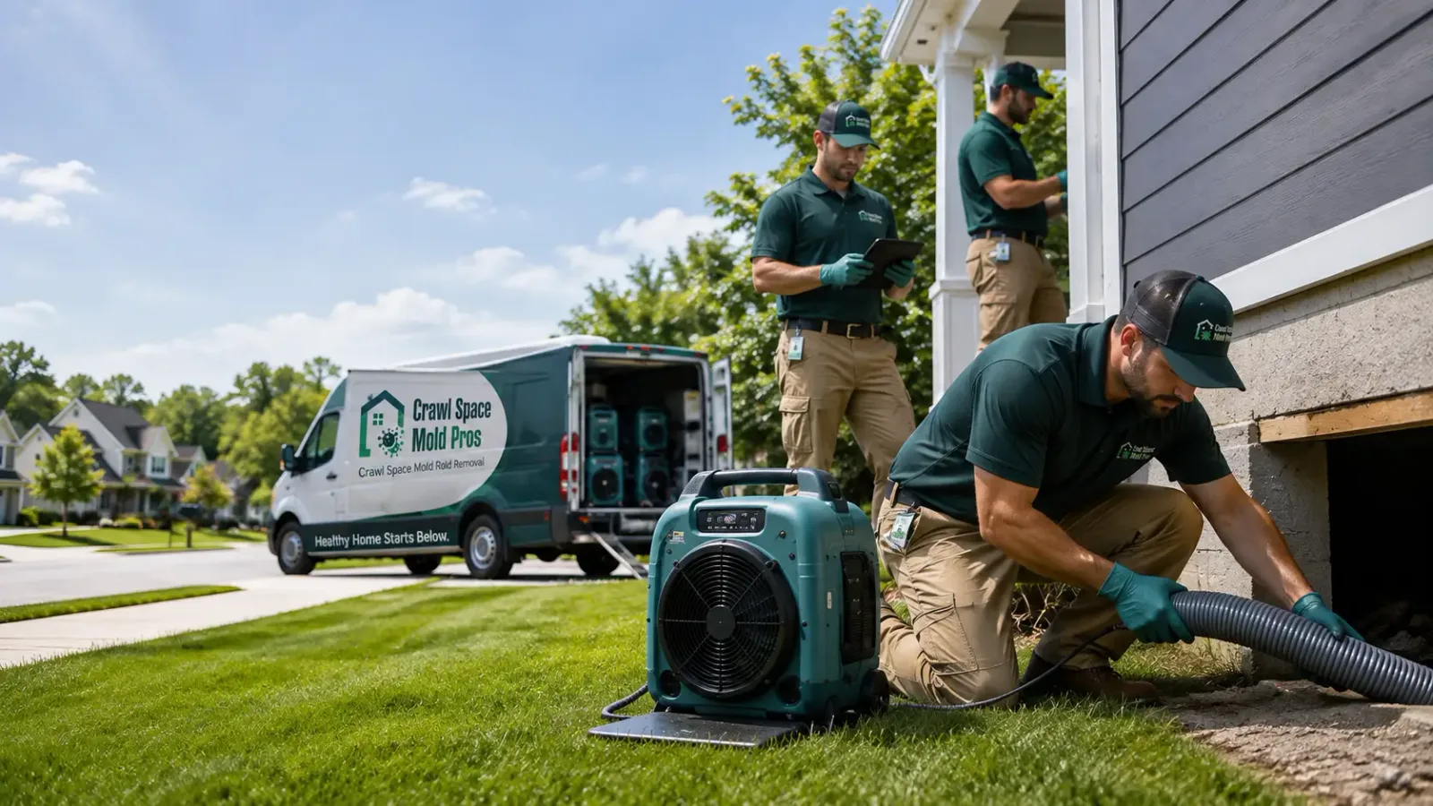 Crawl Space Mold Removal in Tumwater, WA